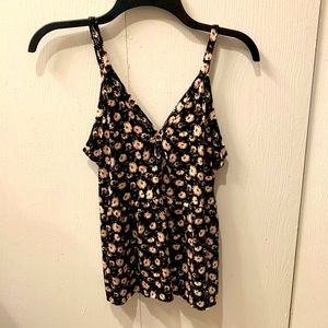 New American eagle floral tank